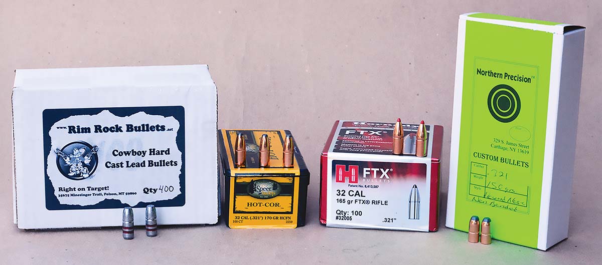 Commercial bullets are readily available as a component for handloaders and include Rim Rock, Speer, Hornady and Northern Precision.